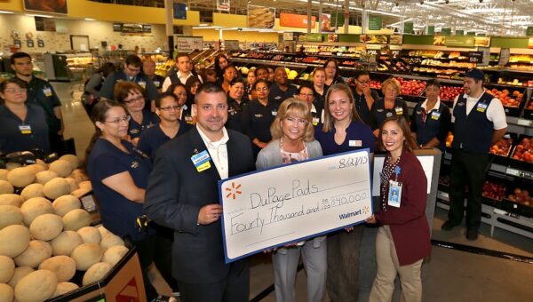 Check Presentation with Walmart Employees