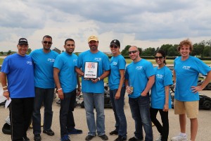 men wearing blue