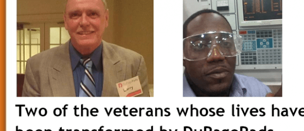 two of the veterans whose lives have been...